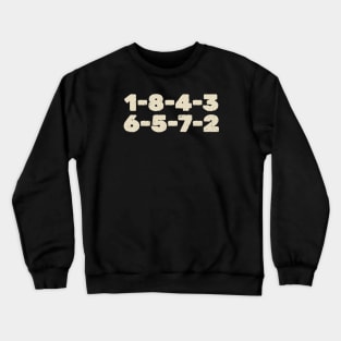 1-8-4-3-6-5-7-2 Firing Order Funny Crewneck Sweatshirt